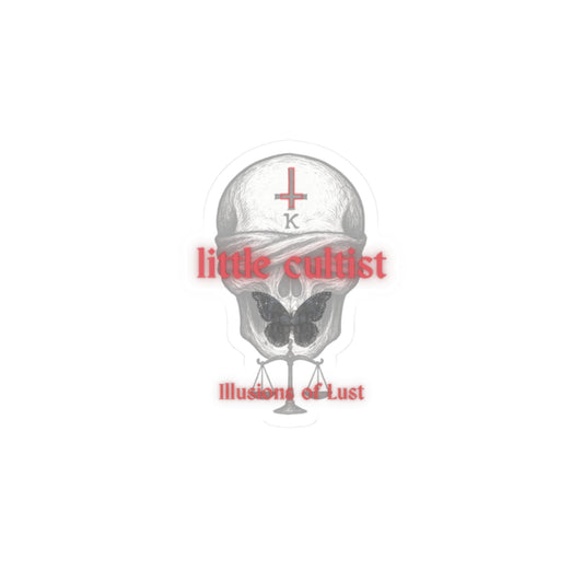 Illusions of Lust 'little cultist' sticker