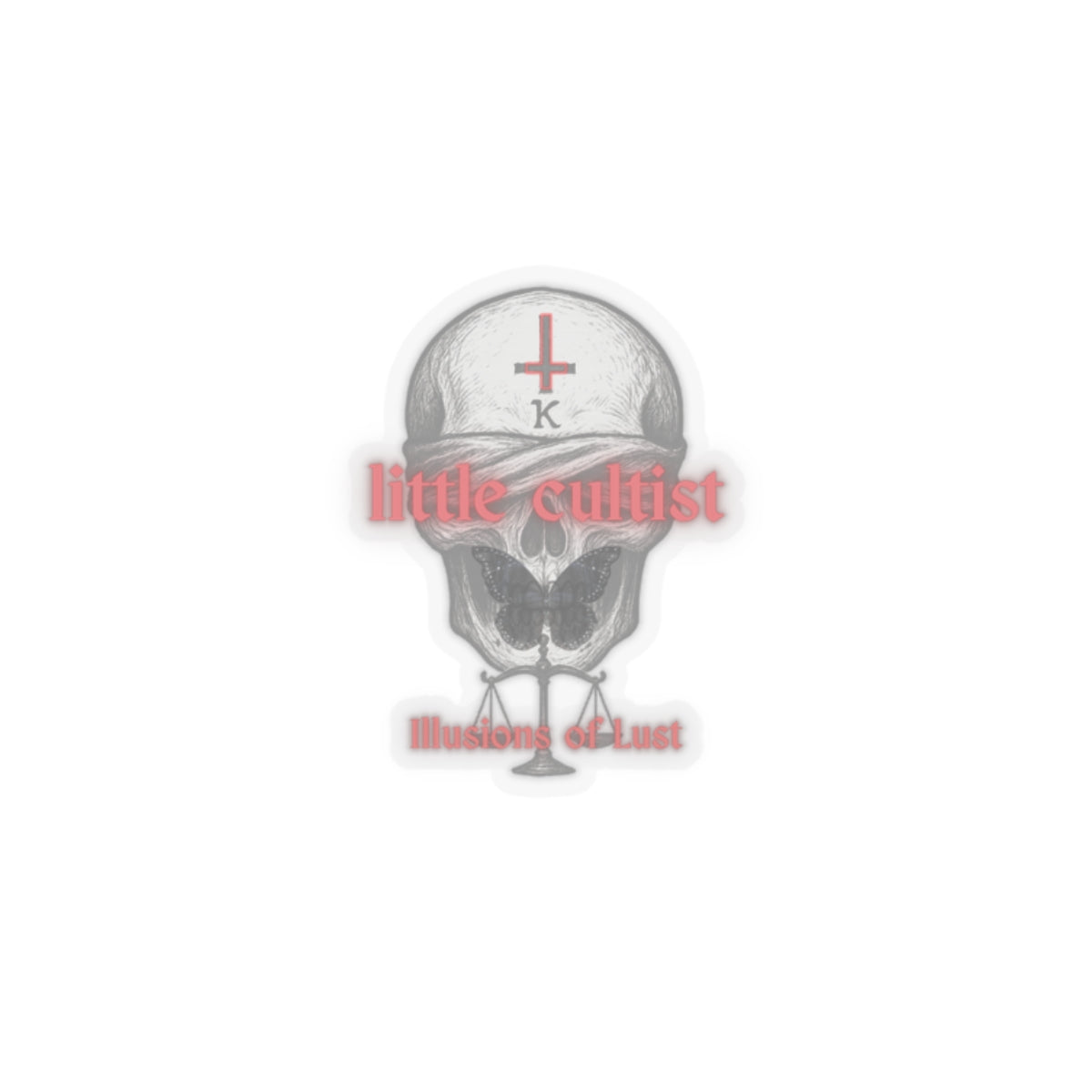 Illusions of Lust 'little cultist' sticker